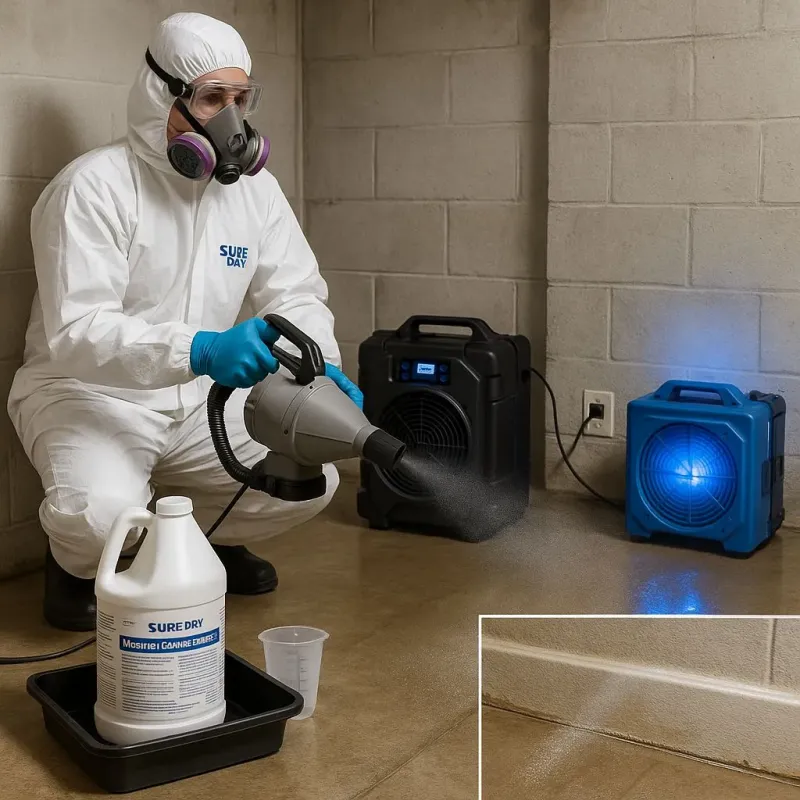 Sanitization and Odor Removal process in Monmouth Beach, NJ