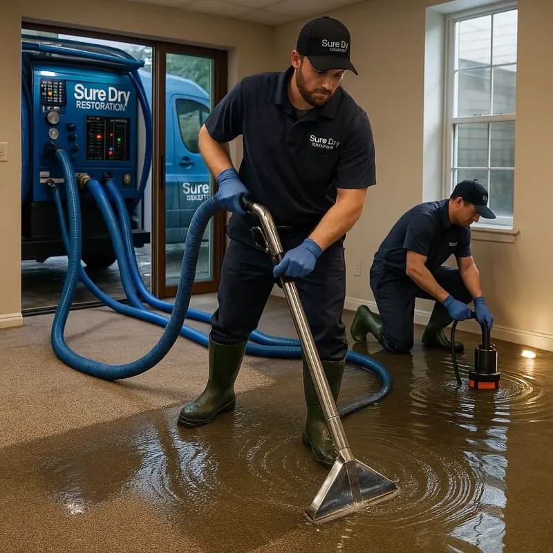Water Extraction and Removal process in Monmouth Beach, NJ